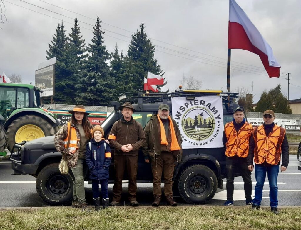 protest myśliwych 