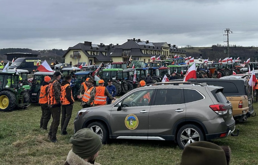 protest myśliwych 