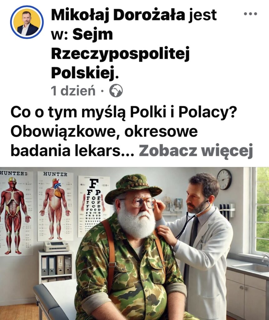 Mikołaj Dorożała manipuluje